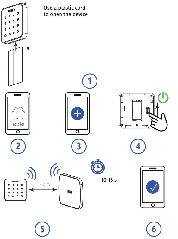 U-PROX Keypad G1 Security Systems - fig 1