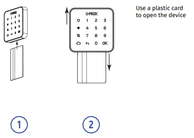 U-PROX Keypad G1 Security Systems - fig 4