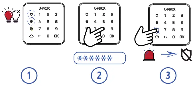 U-PROX Keypad G1 Security Systems - fig 9