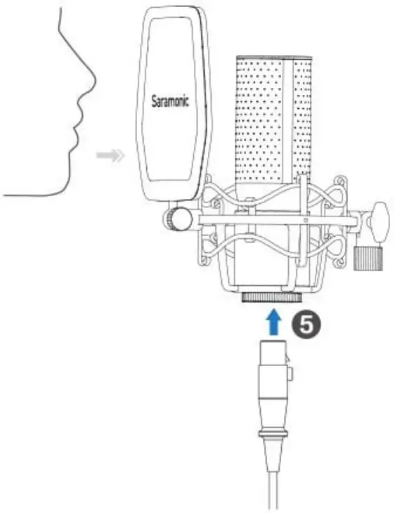 Saramonic SR BV4 Large Diaphragm Condenser Microphone - fig 5