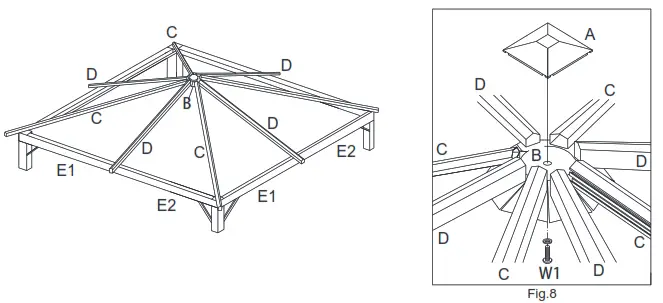 YardCraft Gazebo- Fig.8