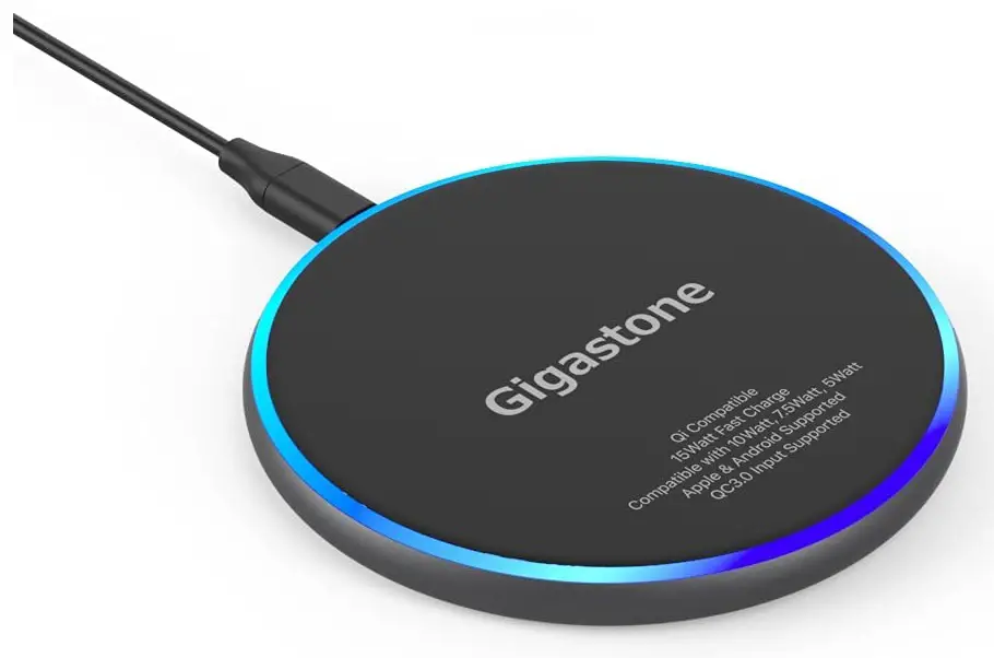 Gigastone GA-9700 Qi Compatible 15-Watt Fast Charge