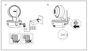 power on - Baby unit