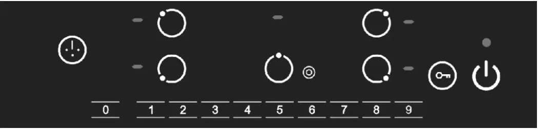 VEVOR DT5 Built-in Electric Cooktop 5