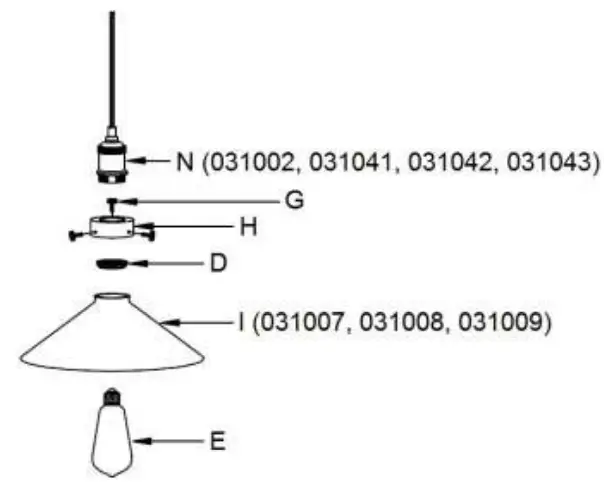 MANOR PENDANT ROD - COOLIE