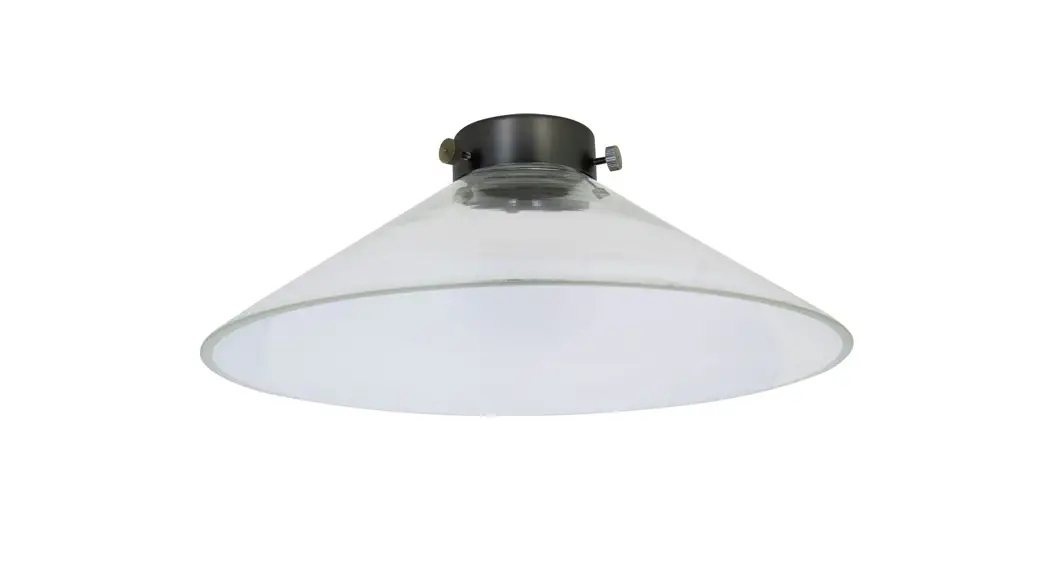 Beacon Lighting 031009 Manor 300mm Glass Conical Shade In Clear Instruction Manual