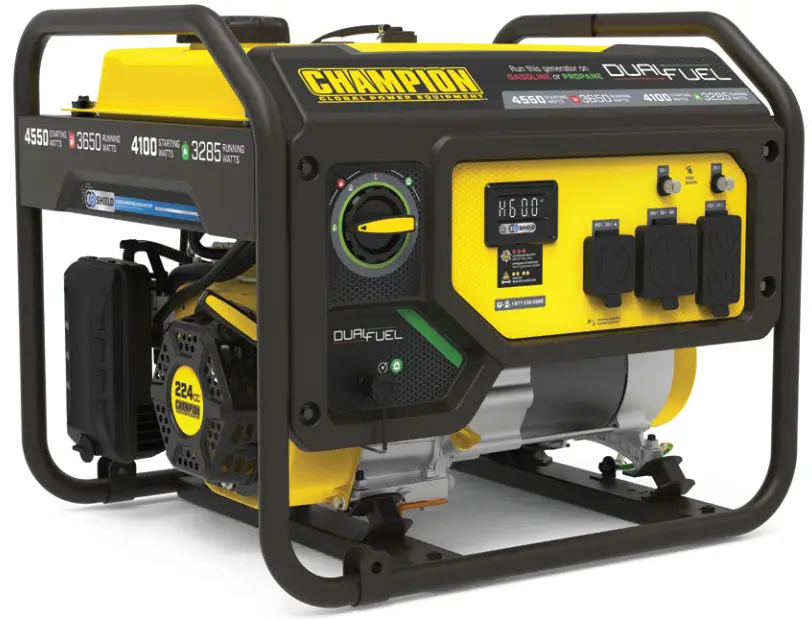CHAMPION 200970 3650W Dual Fuel Portable Generator