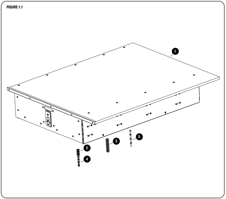 FRONT RUNNER SSLD008 Land Rover Defender 90 and 110 Drawer Kit - FIGURE 1