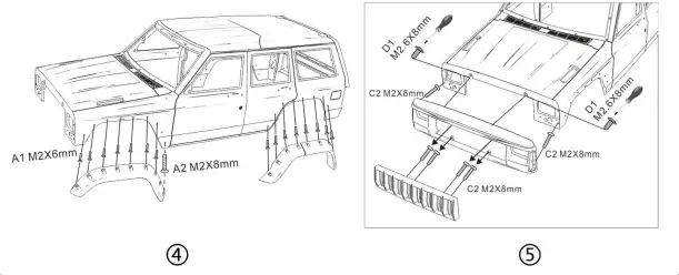 INJORA-CRAW2017055-313mm -12.3-Inch-Wheelbase-Jeep-Cherokee-Painted-Hard-Plastic-FIG5