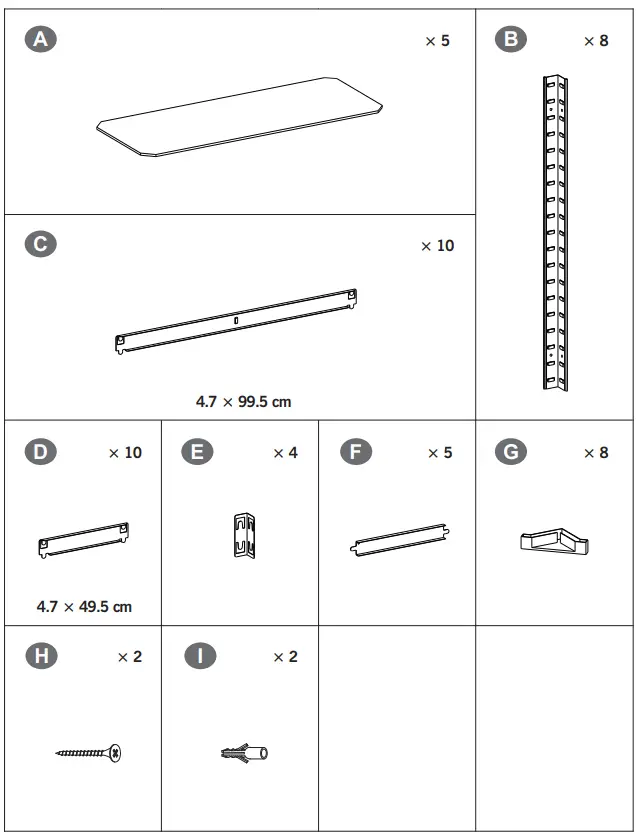 SONGMICS GLR050 Heavy Duty Shelf-fig2