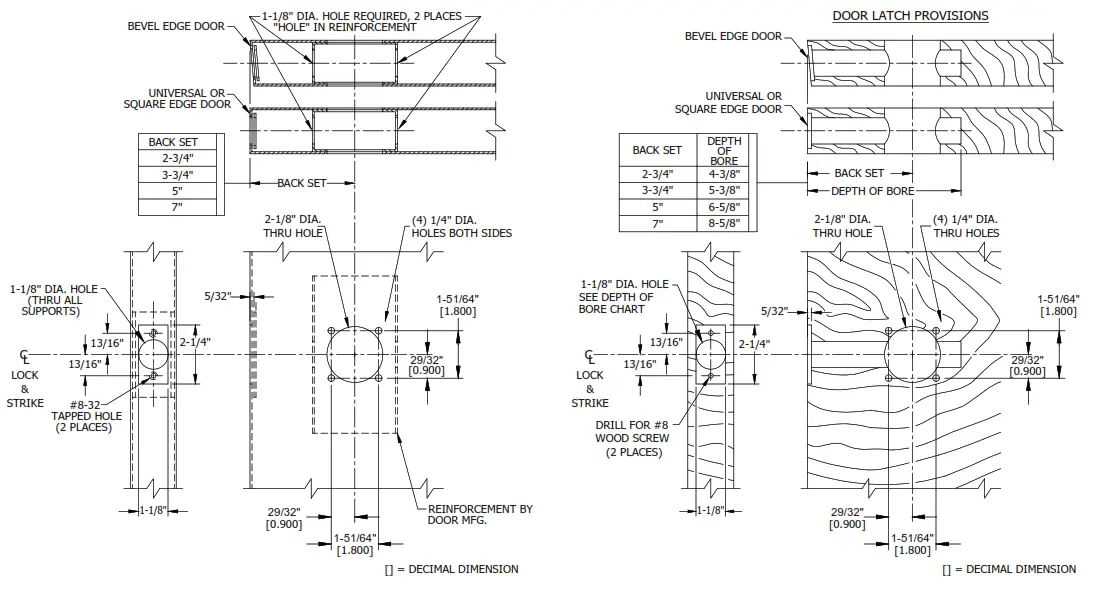 ABH MANUFACTURING INC LR6000 Hospital Latch Architectural Builders Hardware fig