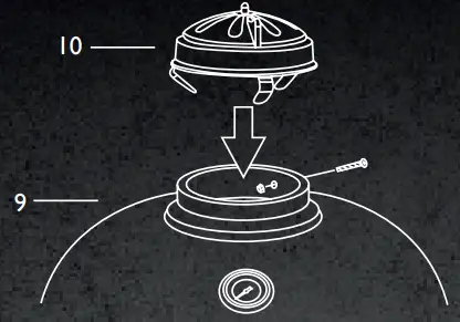 VOLT Industries 51045 Ceramic Kamado BBQ Grill-fig9