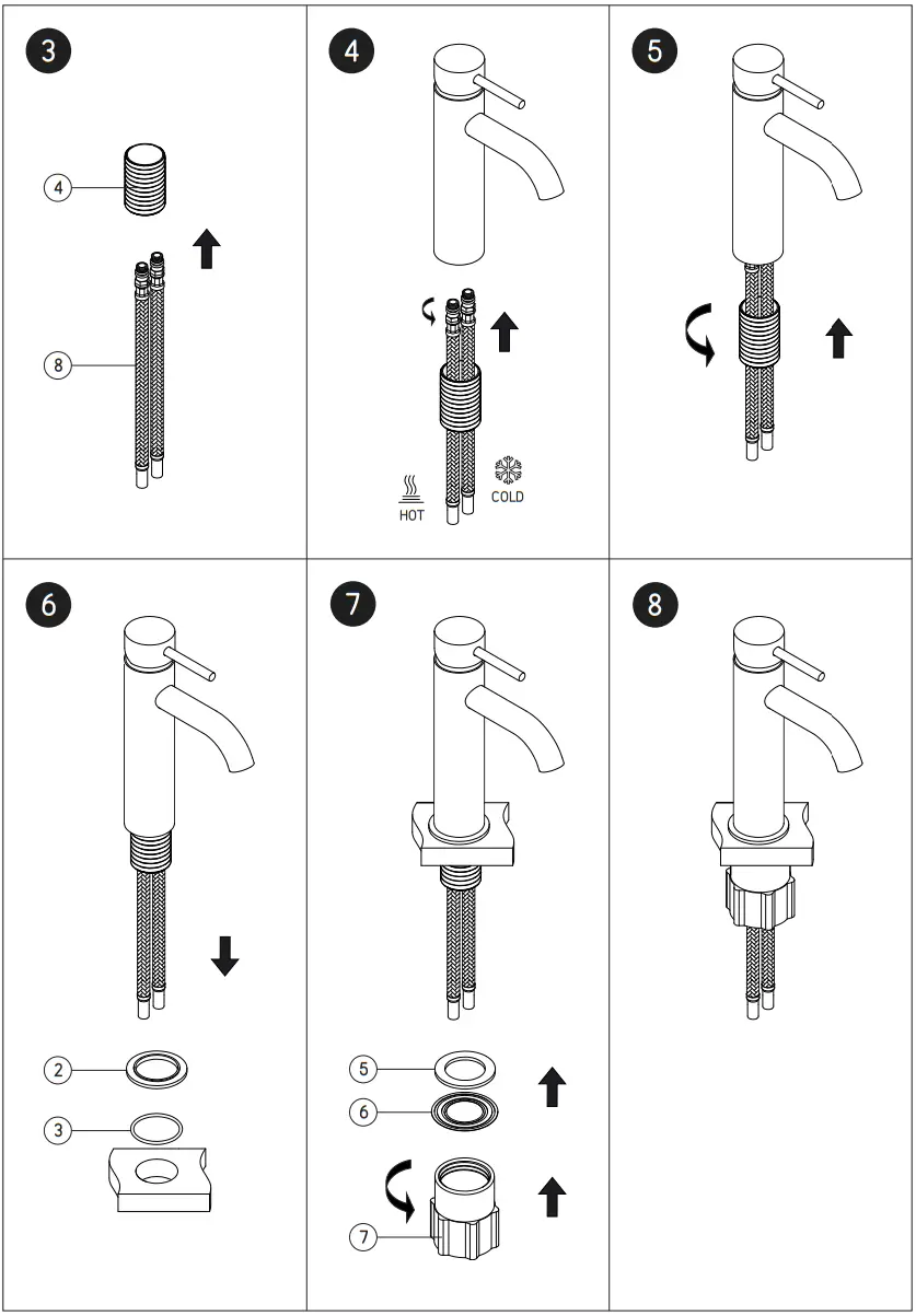 Camargue PN20 005 Wash Basin Mixer - Fig 3