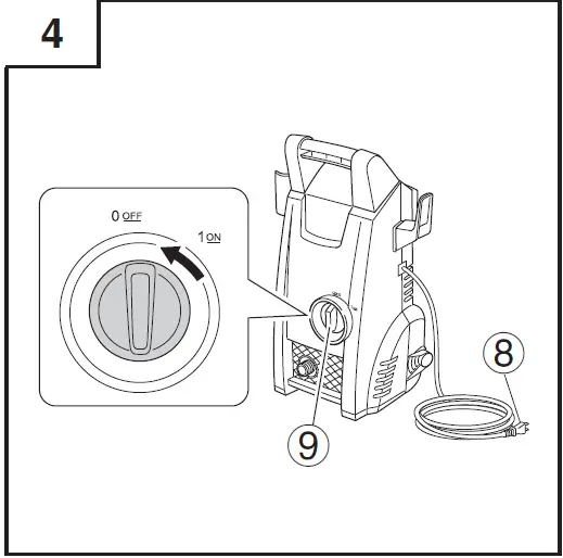HiKOKI AW 100 High Pressure Washer 04