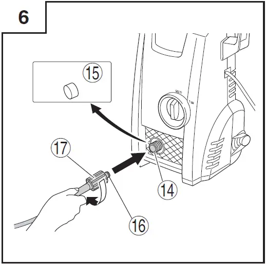 HiKOKI AW 100 High Pressure Washer 06