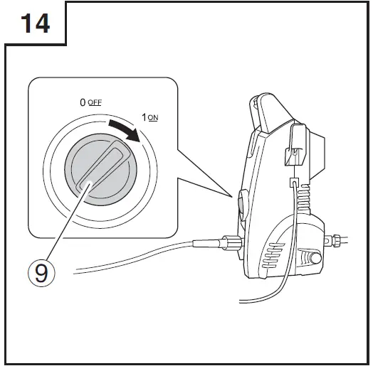 HiKOKI AW 100 High Pressure Washer 14