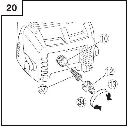 HiKOKI AW 100 High Pressure Washer 20
