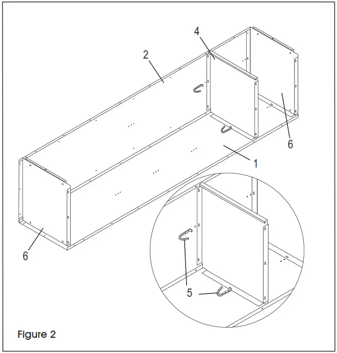 ULINE Single Tier Locker Three Wide - FIG 2