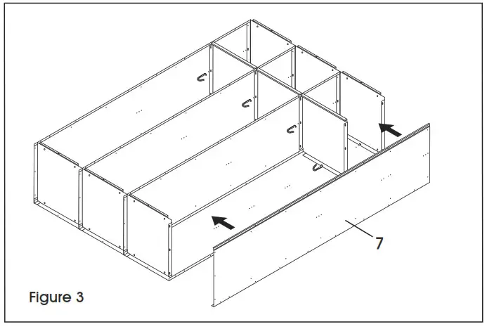 ULINE Single Tier Locker Three Wide - FIG 3