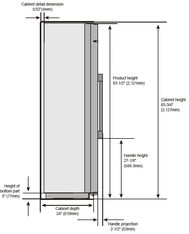 SIGNATURE KITCHEN SUITE SKSSB4202S Built-In SXS Refrigerator 16