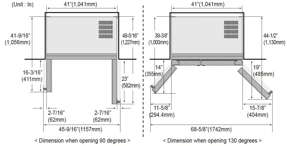 SIGNATURE KITCHEN SUITE SKSSB4202S Built-In SXS Refrigerator 4