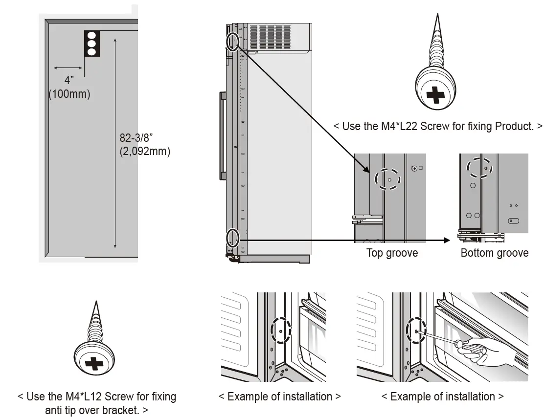 SIGNATURE KITCHEN SUITE SKSSB4202S Built-In SXS Refrigerator 8