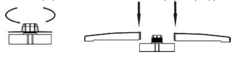 AREBOS AR HE HS2500CRS Infrared Heater 2500 W with Remote Control - bottom