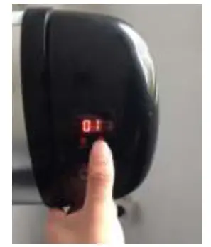 AREBOS AR HE HS2500CRS Infrared Heater 2500 W with Remote Control - button7