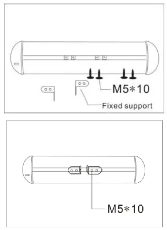 AREBOS AR HE HS2500CRS Infrared Heater 2500 W with Remote Control - buttond