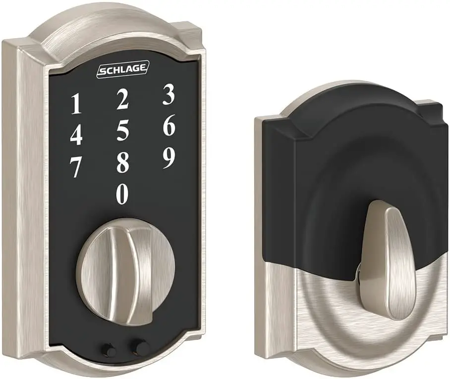 Schlage Touch Keyless Touchscreen Deadbolt Lock Be375 User Manual