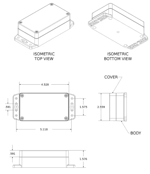 MULTITECH RB90000012LF Reveal Wireless No Probe Temperature Sensor - Armored Outdoor