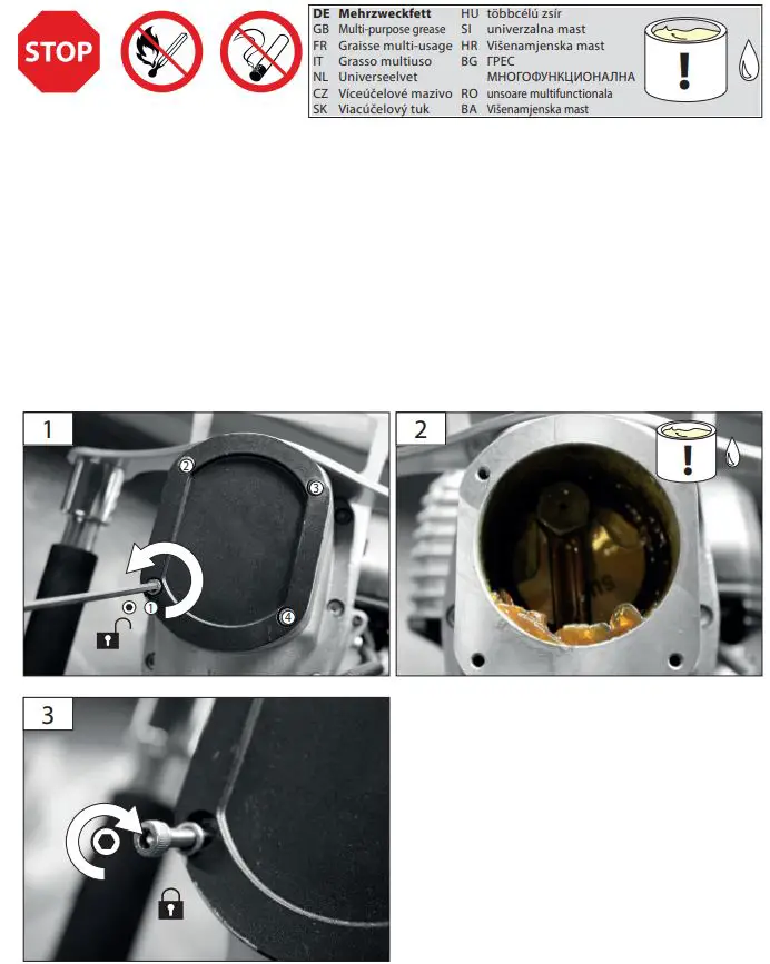 Gude GPR 821 PRO Petrol Post Driver Instruction Manual - Cleaning