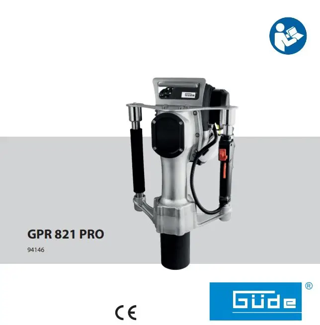 Gude GPR 821 PRO Petrol Post Driver Instruction Manual