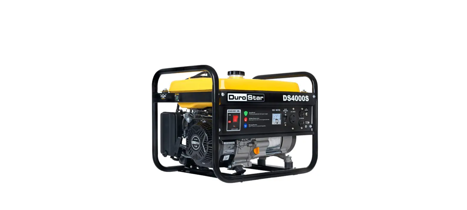 Durostar Ds4000s Portable Generator, Yellow/black User Manual
