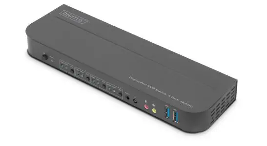Digitus Ds-12890 Kvm Switch, 4-port, 4k60hz, 4 X Dp In, 1 X Dp/hdmi Out Installation Guide Digitus Ds-12890 Kvm Switch, 4-port, 4k60hz, 4 X Dp In, 1 X Dp/hdmi Out Installation Guide