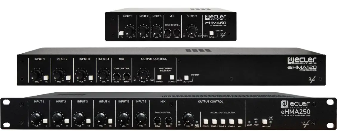 ecler-eHMA-Series-Mixing-Amplifiers-product