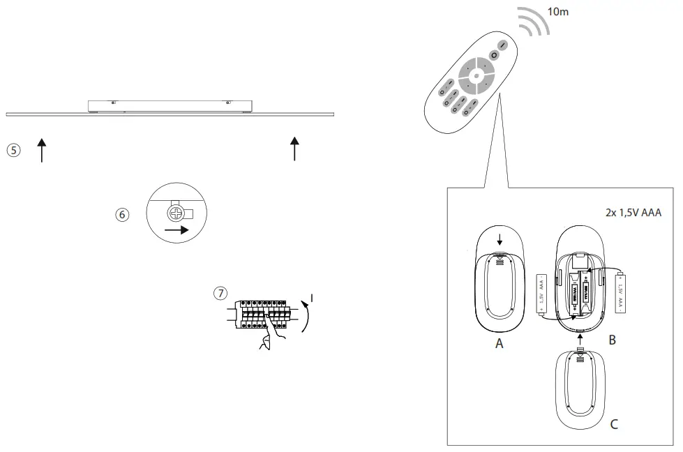Paul Neuhaus 993852 Flat LED Ceiling Light - Fig1