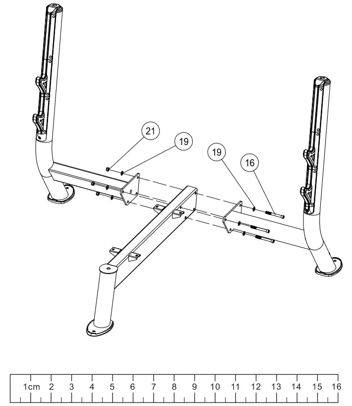 SPIRIT SP-4209 Olympic Flat Weight Bench fig 4