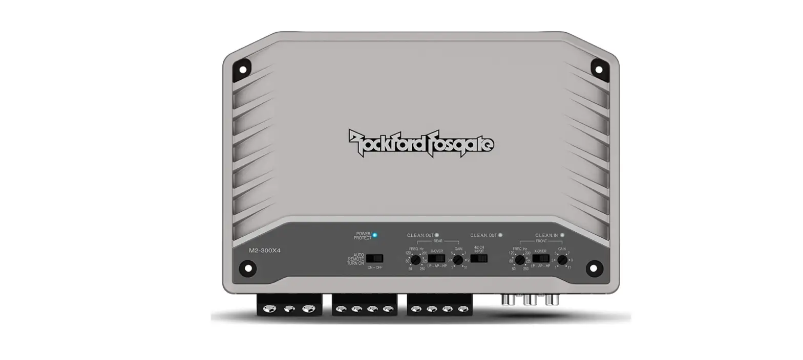 Rockford Fosgate M2-300x4 Marine 300-watt 4-channel Amplifier User Guide