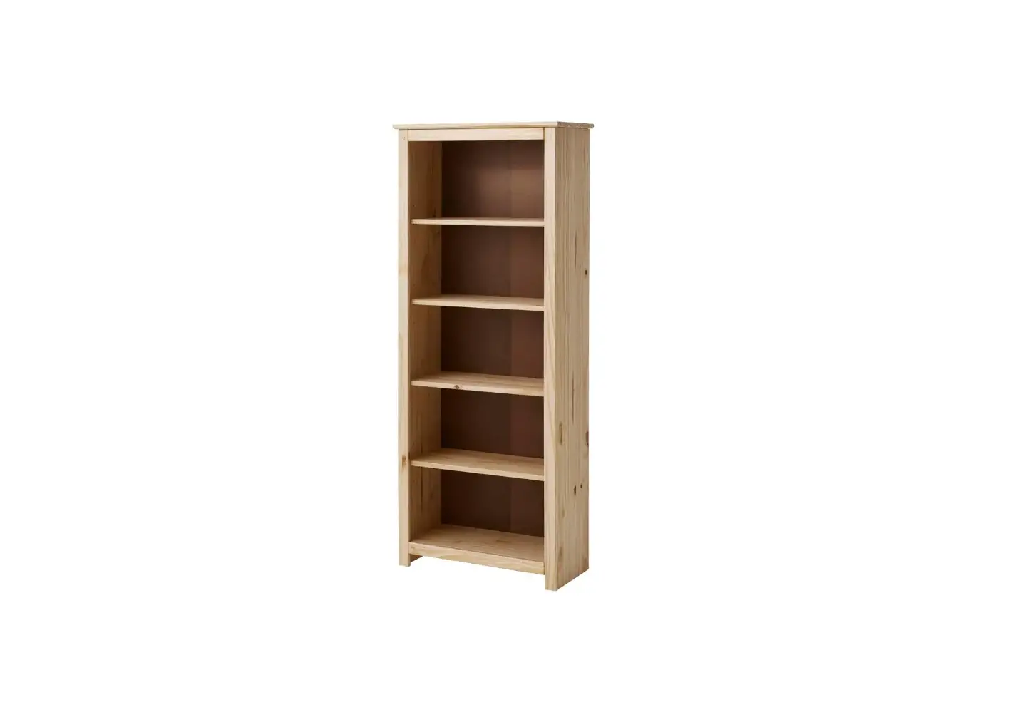 Stylewell 29256 58.2 Inch Unfinished Pine 4-shelf Standard Bookcase Instruction Manual