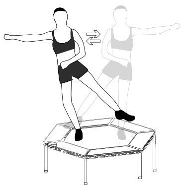 SPORTSTECH HTX100 Smart Fitness Trampoline with Smartphone Holder - Figure21