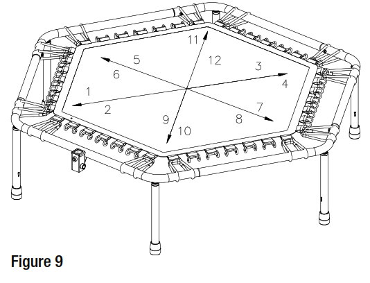 SPORTSTECH HTX100 Smart Fitness Trampoline with Smartphone Holder - Figure9