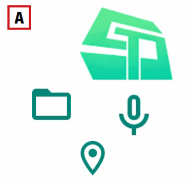 SPORTSTECH HTX100 Smart Fitness Trampoline with Smartphone Holder - icon1