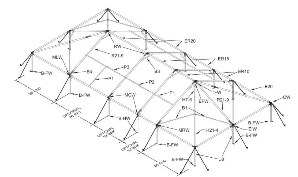 ANCHOR-Navi-Trac-Frame-Tent-40-Wide-Hip-End-System-Instruction-fig-2