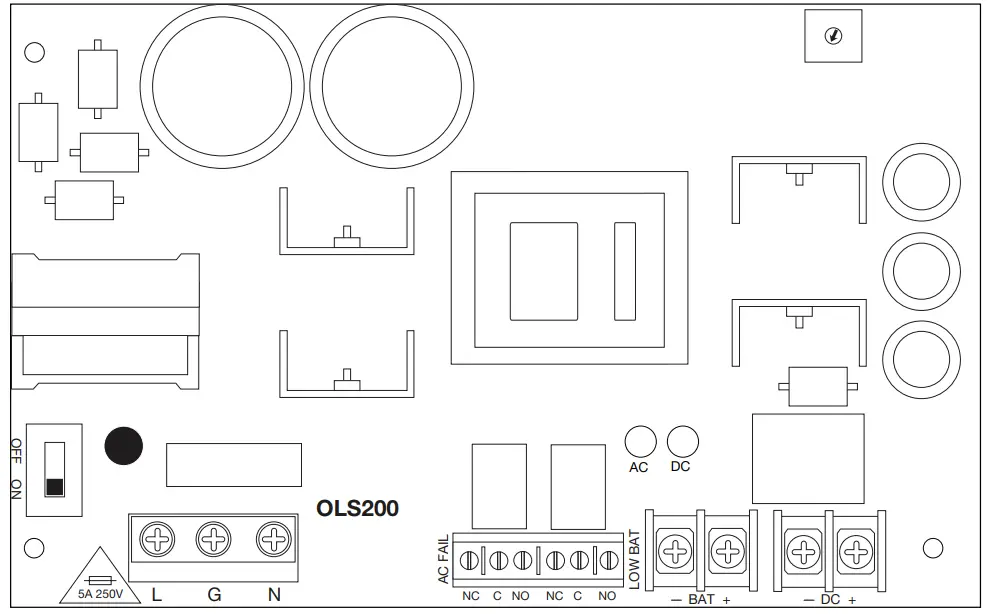 Altronix OLS200 Off Line Power Supply Charger-