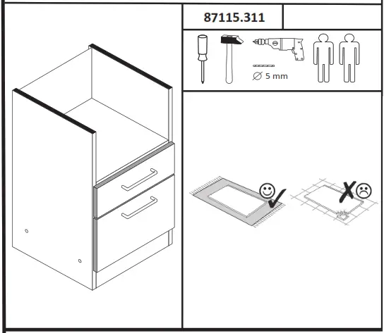 HELD MÃBEL Base cabinet 150 cm wide - Figure 1