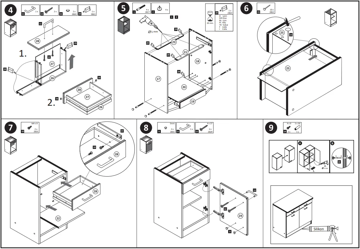 HELD MÃBEL Base cabinet 150 cm wide - Figure 14