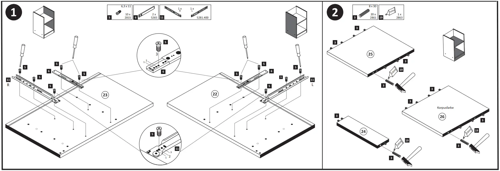 HELD MÃBEL Base cabinet 150 cm wide - Figure 4