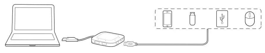 tp-link UH400 USB Hub - Cover