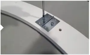 512683 Rectagon Vocal Booth - ASSEMBLING MOUNTING RING